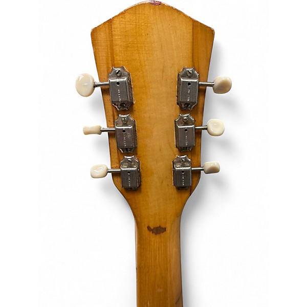 Vintage 1950s Silvertone Archtop Natural Acoustic Guitar