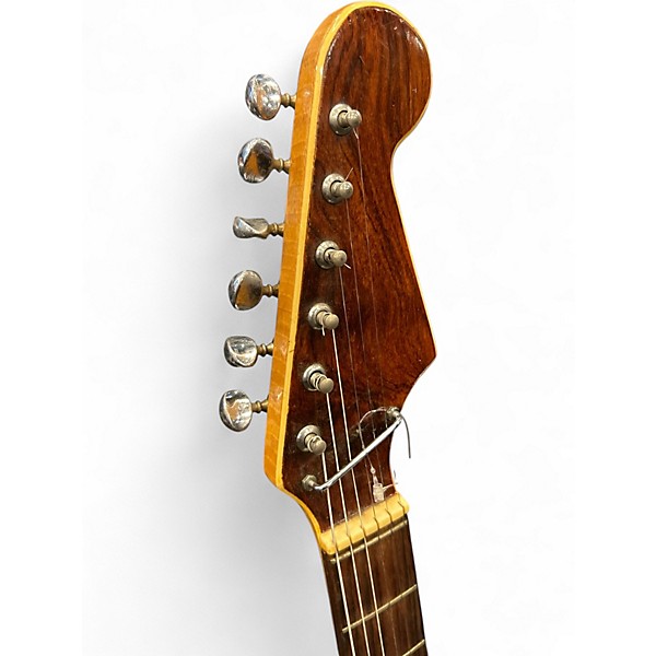 Vintage 1960s Teisco ET-220 Sunburst Solid Body Electric Guitar