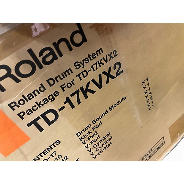 Used Roland TD-17KVX2 Electric Drum Set