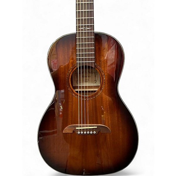 Used Alvarez AP66 Parlor Brown Acoustic Guitar