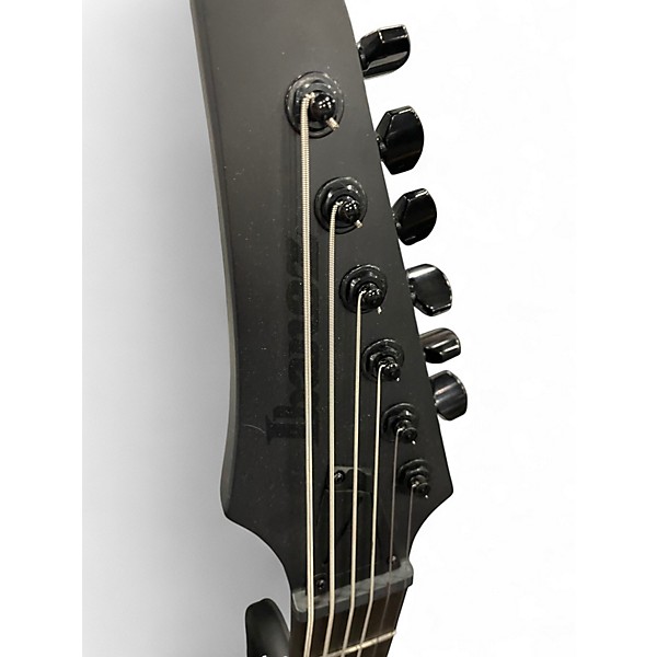 Used Ibanez RGRTBB21 Matte Black Baritone Guitars