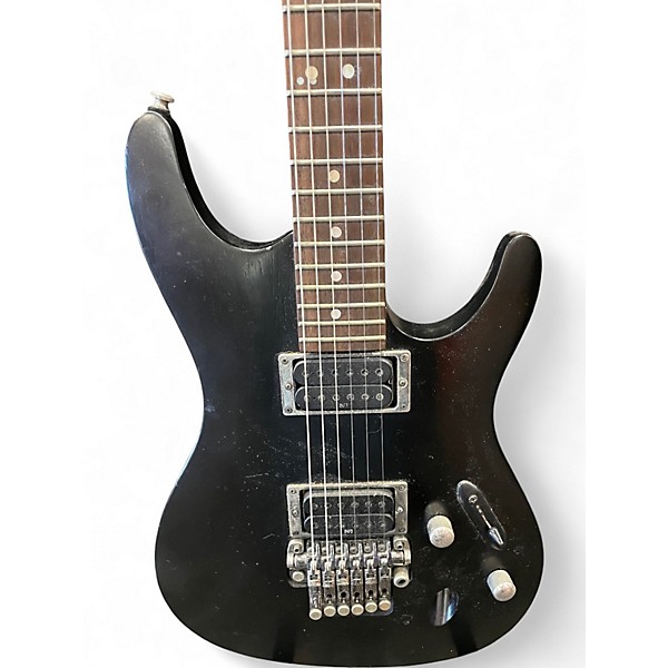 Used Ibanez S320 Black Solid Body Electric Guitar