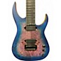 Used 2020 Schecter Guitar Research Keith Merrow KM-7 MK-III Artist 7-String Blue Crimson Solid Body Electric Guitar
