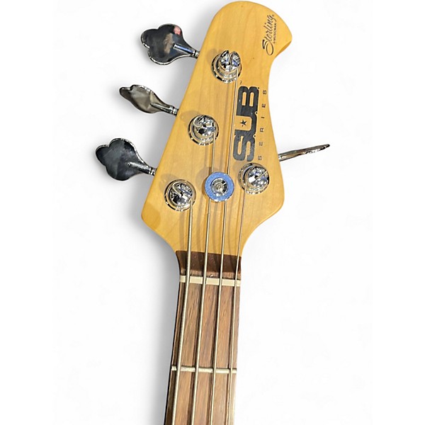 Used Sterling by Music Man Sub 4 Black Electric Bass Guitar