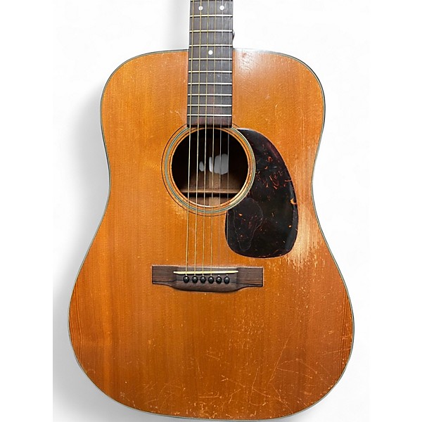 Vintage 1955 Martin D18 Natural Acoustic Guitar