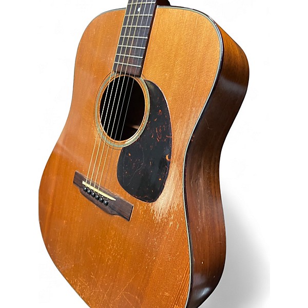Vintage 1955 Martin D18 Natural Acoustic Guitar