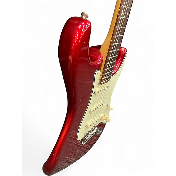Used Fender MIJ STRATOCASTER 50'S REISSUE CANDY APPLE RED Solid Body Electric Guitar