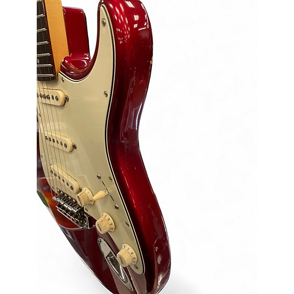 Used Fender MIJ STRATOCASTER 50'S REISSUE CANDY APPLE RED Solid Body Electric Guitar