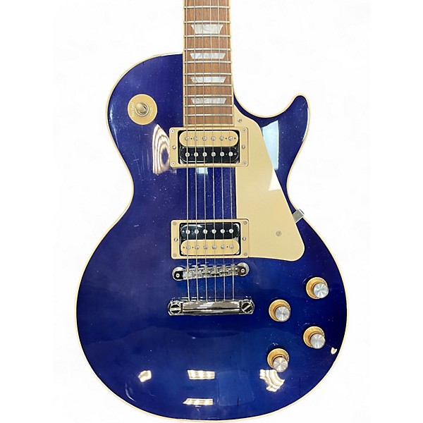 Used Gibson Les Paul Classic Blue Solid Body Electric Guitar