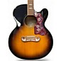 Used Epiphone J200EC STUDIO Tobacco Burst Acoustic Electric Guitar