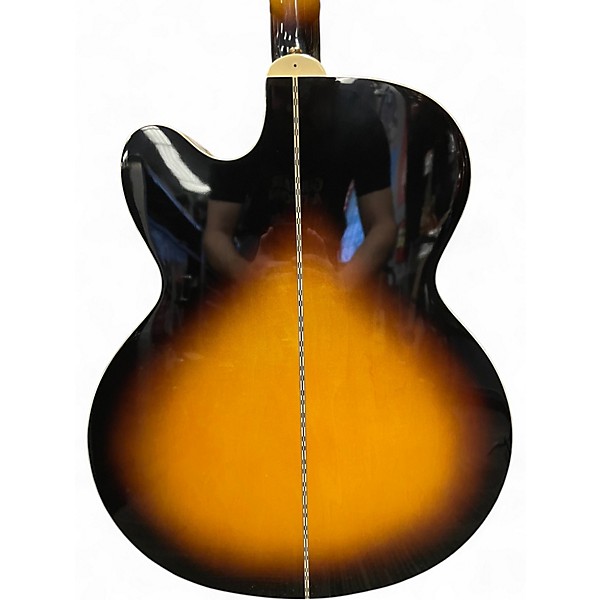 Used Epiphone J200EC STUDIO Tobacco Burst Acoustic Electric Guitar