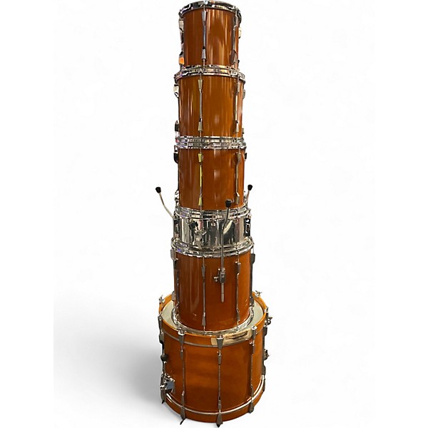 Used 1990s TAMA 6 Piece ROCKSTAR-PRO Antique Natural Drum Kit