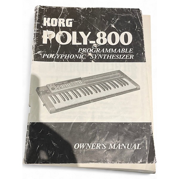 Used KORG poly-008 Synthesizer