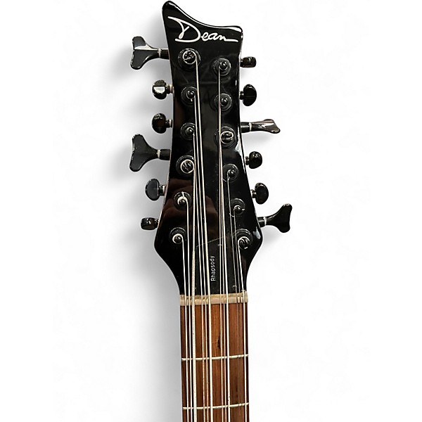 Used Dean Rhapsody 12 12-String TRANSPARENT BLACK Electric Bass Guitar