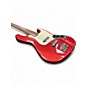 Used Fender Standard Fretless Jazz Bass Red Electric Bass Guitar