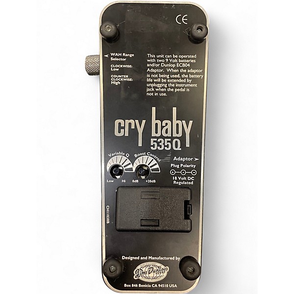 Used Dunlop 535Q Cry Baby Multi-Wah Effect Pedal