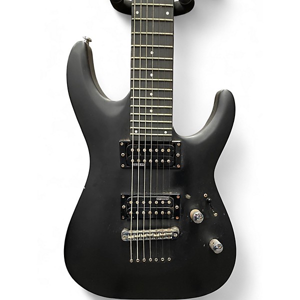 Used ESP LTD MH17 7 String Satin Black Solid Body Electric Guitar