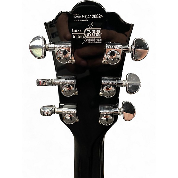 Used Washburn WI-64 Black Solid Body Electric Guitar