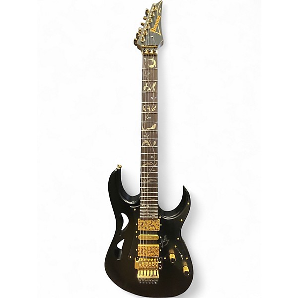 Used Ibanez PIA3761 Black Onyx Solid Body Electric Guitar