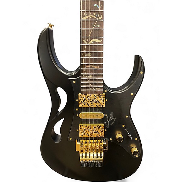 Used Ibanez PIA3761 Black Onyx Solid Body Electric Guitar