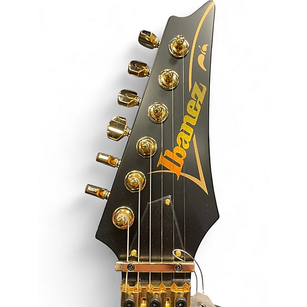 Used Ibanez PIA3761 Black Onyx Solid Body Electric Guitar