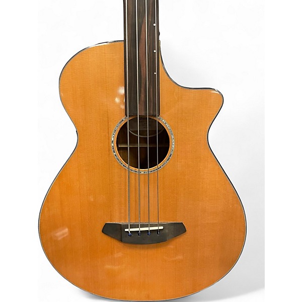 Used Breedlove SOLO JUMBO CE BASS FL Natural Acoustic Bass Guitar