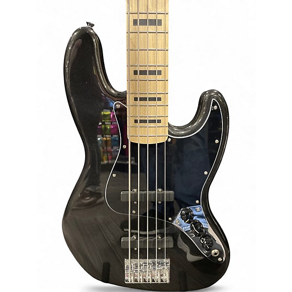 Used Squier Affinity Jazz Bass V 5 String Black Electric Bass Guitar