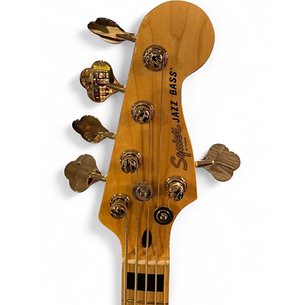 Used Squier Affinity Jazz Bass V 5 String Black Electric Bass Guitar