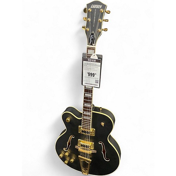 Used Gretsch Guitars G5191 Tim Armstrong Signature Electromatic Left Handed Flat Black Hollow Body Electric Guitar