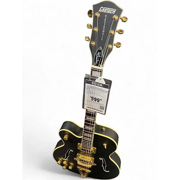 Used Gretsch Guitars G5191 Tim Armstrong Signature Electromatic Left Handed Flat Black Hollow Body Electric Guitar