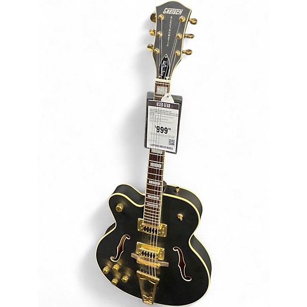 Used Gretsch Guitars G5191 Tim Armstrong Signature Electromatic Left Handed Flat Black Hollow Body Electric Guitar