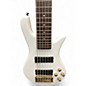 Used Spector Legend 6 White Electric Bass Guitar