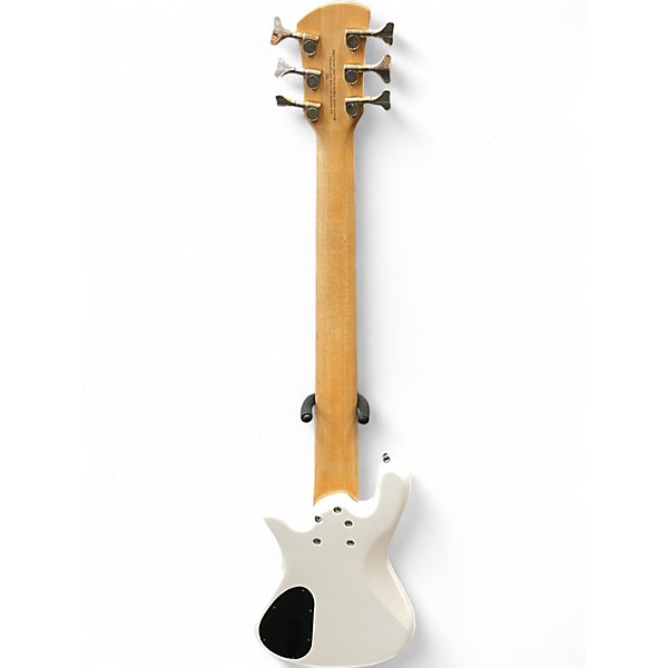 Used Spector Legend 6 White Electric Bass Guitar