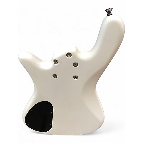 Used Spector Legend 6 White Electric Bass Guitar