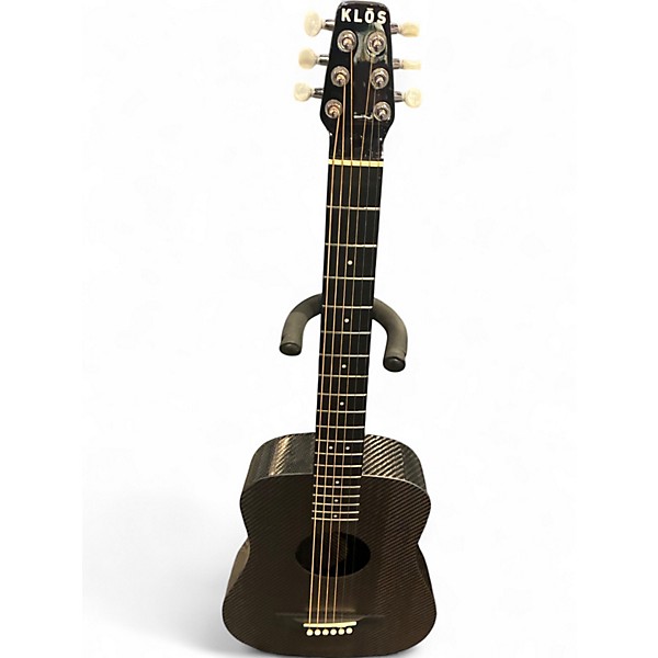 Used Klos Travel Guitar Carbon Fiber with Mahogany Neck Acoustic Electric Guitar