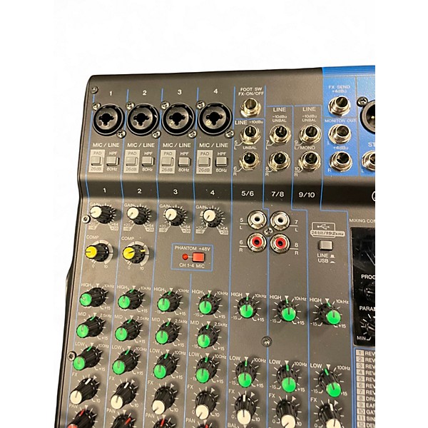 Used Yamaha MG10XU 10 Channel Mixer with Effects Unpowered Mixer