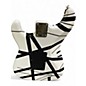 Used EVH STRIPED SERIES BLACK AND WHITE Black and White Solid Body Electric Guitar