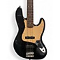 Used Squier Jazz Bass Black Electric Bass Guitar