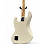 Used 2016 Fender Deluxe Active Jazz Bass Olympic White Electric Bass Guitar