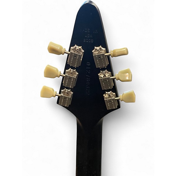 Used Gibson Faded Flying V 3 Pickup Satin Black Solid Body Electric Guitar