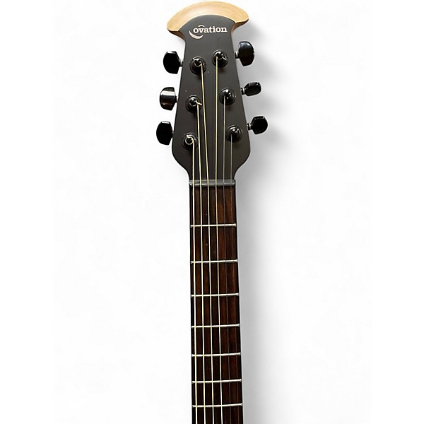 Used Ovation Elie T 2078TX Deep Bowl Matte Black Acoustic Electric Guitar
