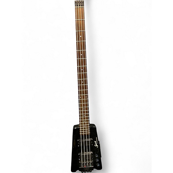 Used Steinberger spirit 4 string Black Acoustic Bass Guitar