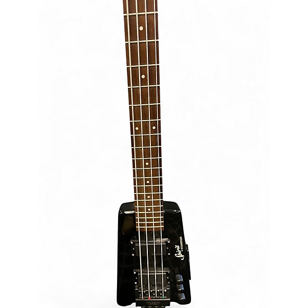 Used Steinberger spirit 4 string Black Acoustic Bass Guitar