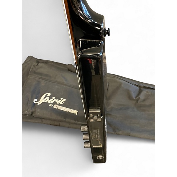 Used Steinberger spirit 4 string Black Acoustic Bass Guitar