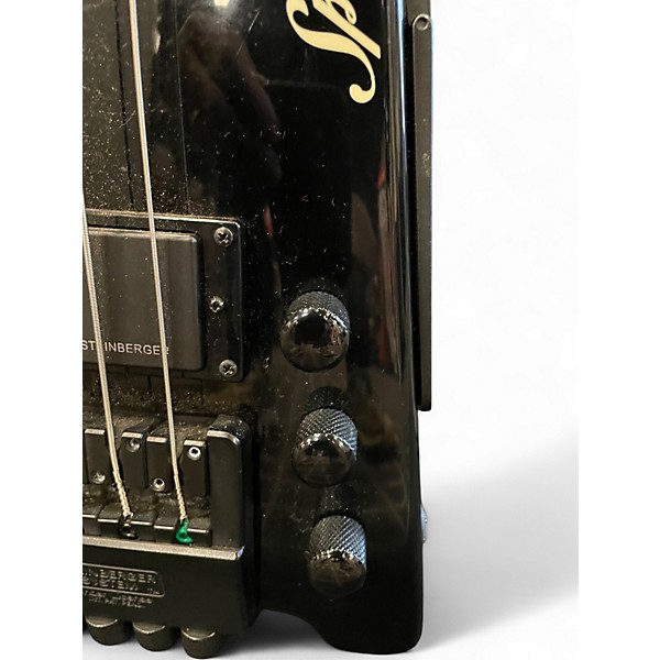 Used Steinberger spirit 4 string Black Acoustic Bass Guitar