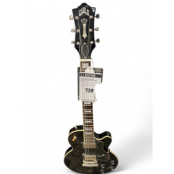 Used Guild Bluesbird Black Solid Body Electric Guitar
