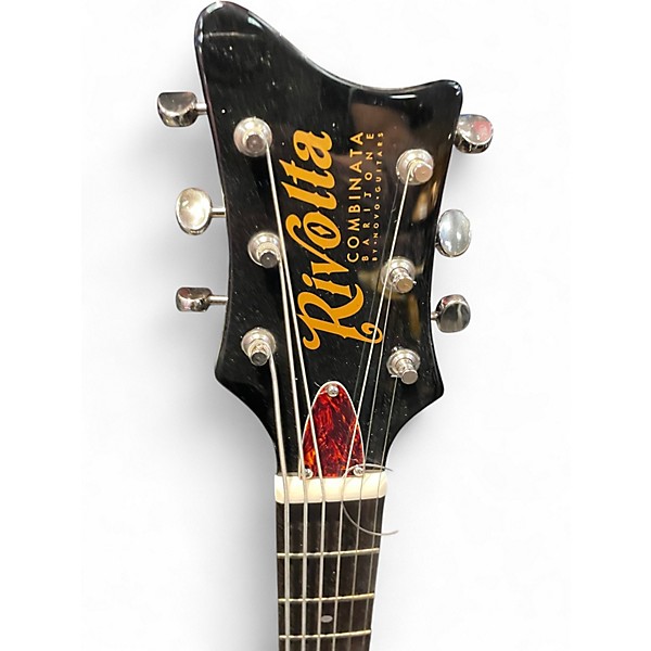 Used Novo RIVOLTA COMBINATA BARRITONE Black Baritone Guitars