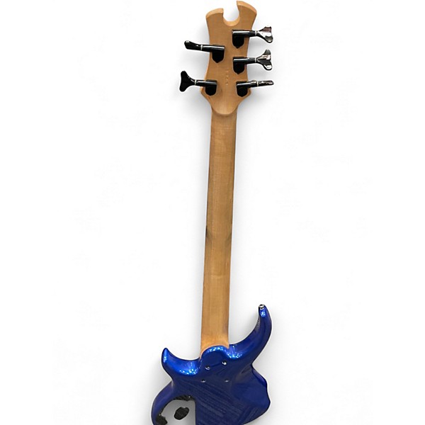 Used Tobias Renegade 5 String Blue Electric Bass Guitar