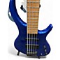 Used Tobias Renegade 5 String Blue Electric Bass Guitar