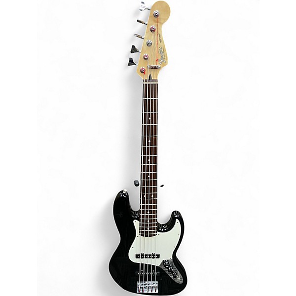 Used Fender Standard Jazz Bass V 5 String Black Electric Bass Guitar